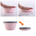 600ml collapsible easy-to-use folding bowl DIY food making household kitchen reusable silicone bowl